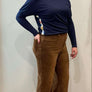 Pantalon Millen caramel ou noir de Luc Fontaine