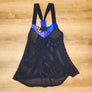 Camisole tricot ajouré noir medium par Myco Anna