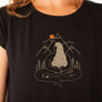 T-shirt Sofie mountain girl noir par 21 Tara