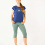 T-shirt Sofie spirale blue jay par 21 Tara