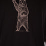 Tee-shirt Tom Hello bear noir YB-61 de Yeti Love