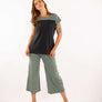 Pantalon KAMA IMPRIMÉ vert pine YB-13 par 21 Tara