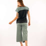 Pantalon KAMA IMPRIMÉ vert pine YB-13 par 21 Tara