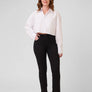 Jeans Noir Chloé coupe droite de Yoga Jeans