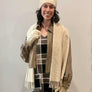 Chandail Cache coeur réversible vague par Eve Lavoie