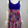 Robe mauve motifs rose Large par Myco Anna_LE