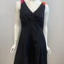 Robe lin noir-rouge Large par Myco Anna_LE