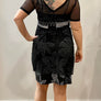 Robe romantique noir-blanc medium par Myco Anna_LE