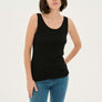 Camisole cupoppy noir blanc ou lime col V par Culture