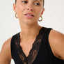 Camisole cucamilla rib noir par Culture