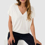 T-shirt Cudrica Kajasa blanc par Culture