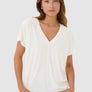 T-shirt Cudrica Kajasa blanc par Culture