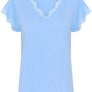 T-shirt Cubiana dentelle mauve par Culture