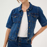 Veste jeans Cudeva denim bleu par Culture