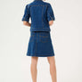 Veste jeans Cudeva denim bleu par Culture