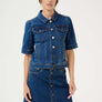 Veste jeans Cudeva denim bleu par Culture