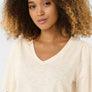 T-shirt Cubiana foil blanc par Culture