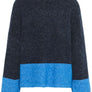 Chandail Nicky Kimmy uni 2 tons de bleu par Culture