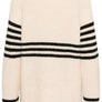 Chandail Nicky Kimmy rayures noir et blanc par Culture