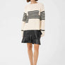 Chandail Nicky Kimmy rayures noir et blanc par Culture