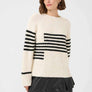 Chandail Nicky Kimmy rayures noir et blanc par Culture