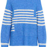 Chandail Nicky Kimmy rayures bleu et blanc par Culture