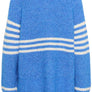 Chandail Nicky Kimmy rayures bleu et blanc par Culture