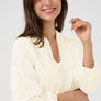 Blouse Cunedia blanche par Culture