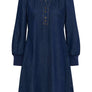 Robe Hilka Arpa denim par Culture