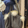 Sac à main pompon pièce unique neuve par Myco Anna
