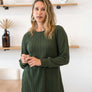 Tunique Macchiato vert par Cherry Bobin