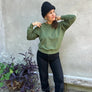 Chandail Marilou olive de Kazak