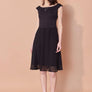 Robe Angélique noire par Cherry Bobin
