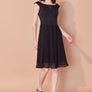 Robe Angélique noire par Cherry Bobin
