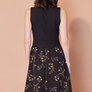 Robe Sofia fleuri petites fleurs jaune par Cherry Bobin