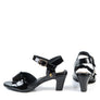 Sandale Tiffany noir verni par Glamille
