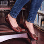Ballerines Karen bourgogne par Glamille