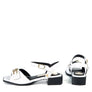 Sandale Tyra blanche par Glamille