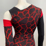 Chandail animal print rouge et noir XS par Myco Anna_ER