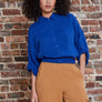 Chemisier Kemet cobalt par Melow