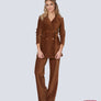 Pantalon Millen caramel ou noir de Luc Fontaine