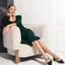 Robe Diamond prune par Cherry Bobin