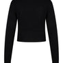 Veste Courte en tricot de bambou noir de Zilch