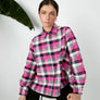 Chemisier Varda carreaux rose XS/S par Marigold