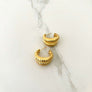 Boucles d'oreilles Adina dorées de Tokade