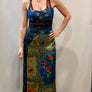 Robe longue satinée small par Myco Anna