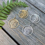 Boucles d'oreilles foresta or ou argent de Roxy Lama