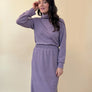 Chandail saule à chaton mauve par Cherry Bobin