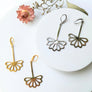 Boucles d'oreilles Lotus argent ou or de Roxy Lama