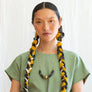 Collier Madina charcoal de Kazak